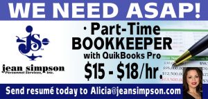 part time bookkeeper